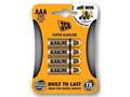 JCB SUPER alkalická baterie LR03, blistr 4 ks