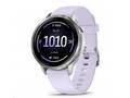 Garmin Venu® 4 - 41 mm Silver, Periwinkle silikono