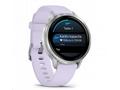 Garmin Venu® 4 - 41 mm Silver, Periwinkle silikono