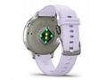 Garmin Venu® 4 - 41 mm Silver, Periwinkle silikono