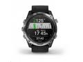 Garmin Descent Mk2 Sapphire, Silver, Black band
