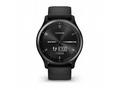 Garmin vívomove® Sport Slate, Black Silicone Band,