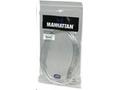 MANHATTAN Kabel USB 2.0 A-B propojovací 3m (stříbr