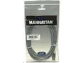 MANHATTAN Kabel USB 2.0 A-B propojovací 5m (stříbr