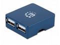 MANHATTAN USB 2.0 Micro Hub, 4 Ports, Bus Power