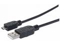 MANHATTAN Kabel propojovací USB 2.0 A Male, Micro-