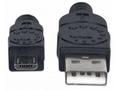 MANHATTAN Kabel propojovací USB 2.0 A Male, Micro-