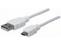 MANHATTAN Kabel propojovací USB 2.0 A Male, Micro-