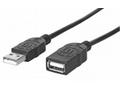 MANHATTAN Kabel USB 2.0 prodlužovací A Male, A Fem