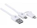 MANHATTAN i-Lynk Charge, Sync Cable, USB A to micr