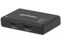 MANHATTAN Splitter HDMI 2 porty, 4K@30Hz, černá
