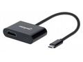 MANHATTAN Adapter USB-C na HDMI, 4K@60Hz, černá