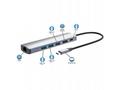 MANHATTAN Dokovací stanice USB-C 6v1, 1xHDMI, 1xUS