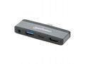MANHATTAN Dokovací stanice USB-C 4v1, HDMI, USB-C 