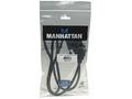 Manhattan kabel HDMI na DVI-D, Dual Link, 1m, čern