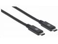 Manhattan USB-C kabel, USB 3.1 Gen 2, USB-C Male n