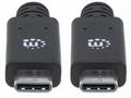 Manhattan USB-C kabel, USB 3.1 Gen 2, USB-C Male n