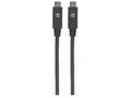 Manhattan USB-C kabel, USB 3.1 Gen 2, USB-C Male n