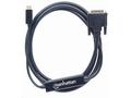 Manhattan kabel USB-C na DVI, 2m, černá