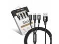 RhinoTech nabíjecí a datový kabel 3v1 USB-A (Micro