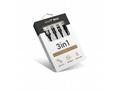 RhinoTech nabíjecí a datový kabel 3v1 USB-A (Micro