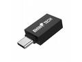 RhinoTech redukce USB-C (M) na USB-A (F), OTG, čer