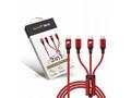 RhinoTech nabíjecí a datový kabel 3v1 USB-C (Micro