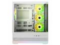 MSI case MAG PANO 110R PZ WHITE, ATX, Průhledná bo