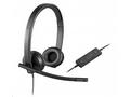 Logitech UC Corded Stereo USB Headset H570e (Leath