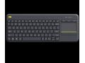 Logitech K400 plus, Bezdrátová USB, US layout, Čer