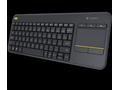 Logitech K400 plus, Bezdrátová USB, US layout, Čer
