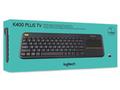 Logitech Wireless Touch Keyboard K400 Plus - Kláve