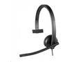 Logitech UC Corded Mono USB Headset H570e (Leather