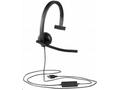 Logitech UC Corded Mono USB Headset H570e (Leather