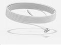 Logitech Rally Mic Pod Extension Cable - OFF-WHITE