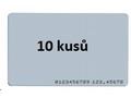 ISO karta 10-pack, RFID 125kHz EM4200, RO, vytiskn