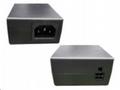 Zebra adapter AC Input: 100-240V, 2.4A. DC Output:
