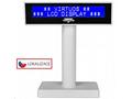 LCD displej Virtuos FL-2026MB 2x20, USB bílý