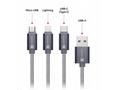 CONNECT IT Wirez 3in1 USB-C & Micro USB & Lightnin