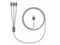 CONNECT IT Wirez 3in1 USB-C & Micro USB & Lightnin
