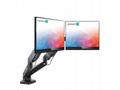CONNECT IT TwinArm stolní držák na 2 monitory, zár