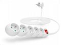 CONNECT IT prodlužovací kabel 230 V, 5 zásuvek, 5 