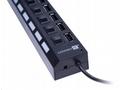 CONNECT IT USB hub Mighty switch, 7 ON, OFF portů