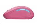 TRUST Myš Yvi Wireless Mouse USB, pink (růžová)
