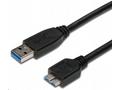 PREMIUMCORD Kabel USB 3.0 A - Micro B 0,5m, propoj