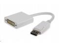 Kabel Gembird red. Displayport na DVI, M, F, bílá