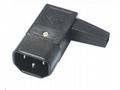 PremiumCord konektor IEC 320 C14 10A pravoúhlý