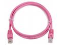 GEMBIRD kabel patchcord Cat5e UTP 0,5m, růžový