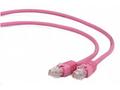 GEMBIRD kabel patchcord Cat5e UTP 2m, růžový