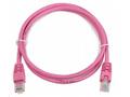 GEMBIRD kabel patchcord Cat5e UTP 2m, růžový